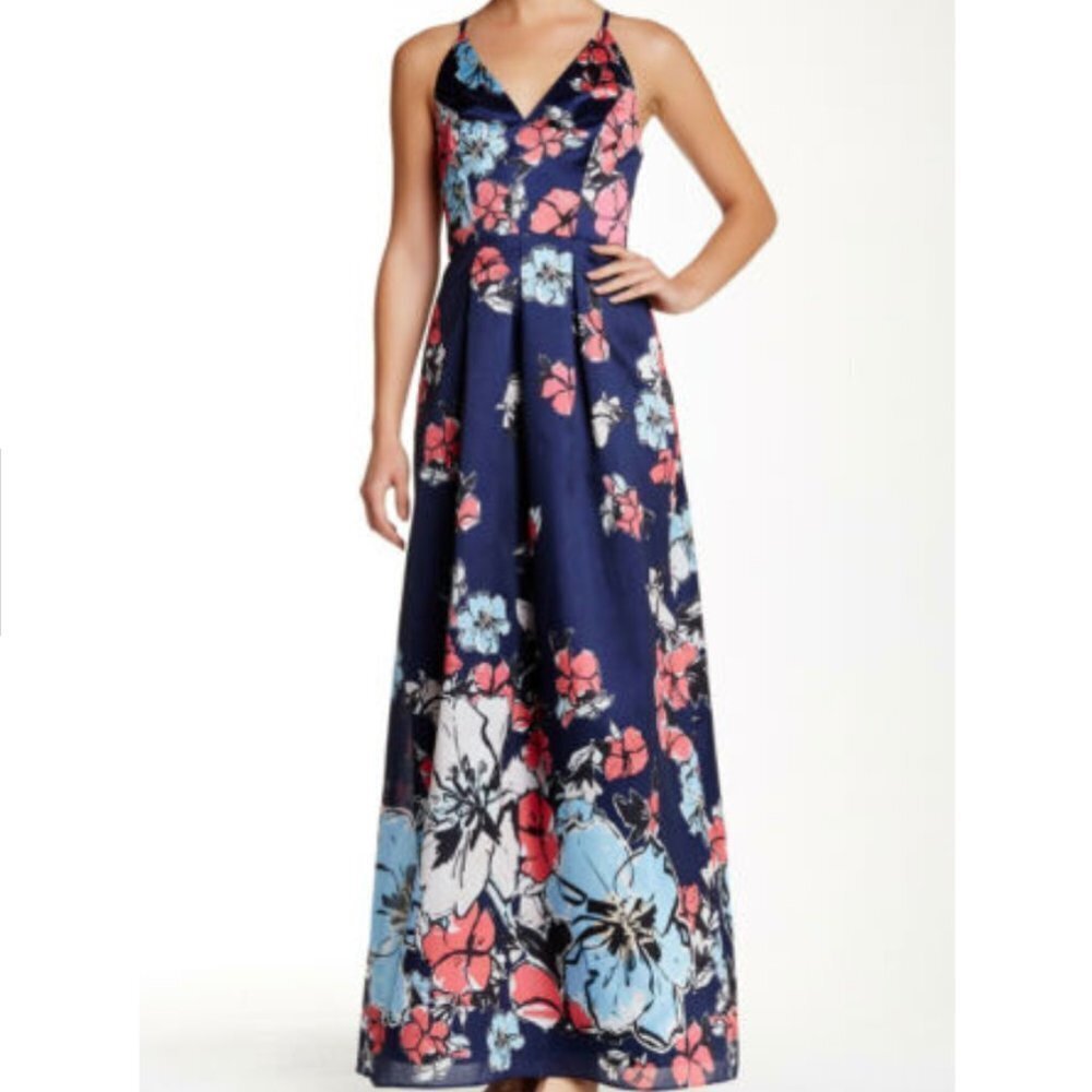 Phoebe floral maxi dress